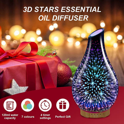 Ultraschall Luftbefeuchter Aroma Diffuser Diffusor Humidifier LED Licht 7 Farben - TechTrendPro