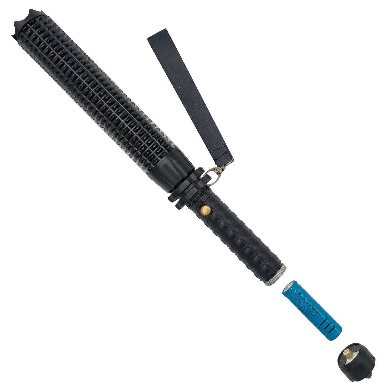 LED-Taschenlampe mit Zoomfunktion, wiederaufladbar, Notfall- und Sicherheitsleuchte, 3 Leuchtmodi, Campinglampe