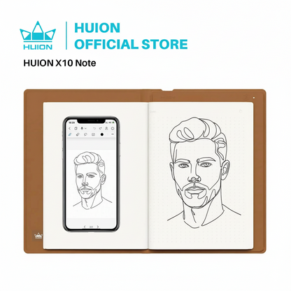 HUION Note – Intelligentes digitales Notizbuch &amp; Zeichentablett mit Bluetooth