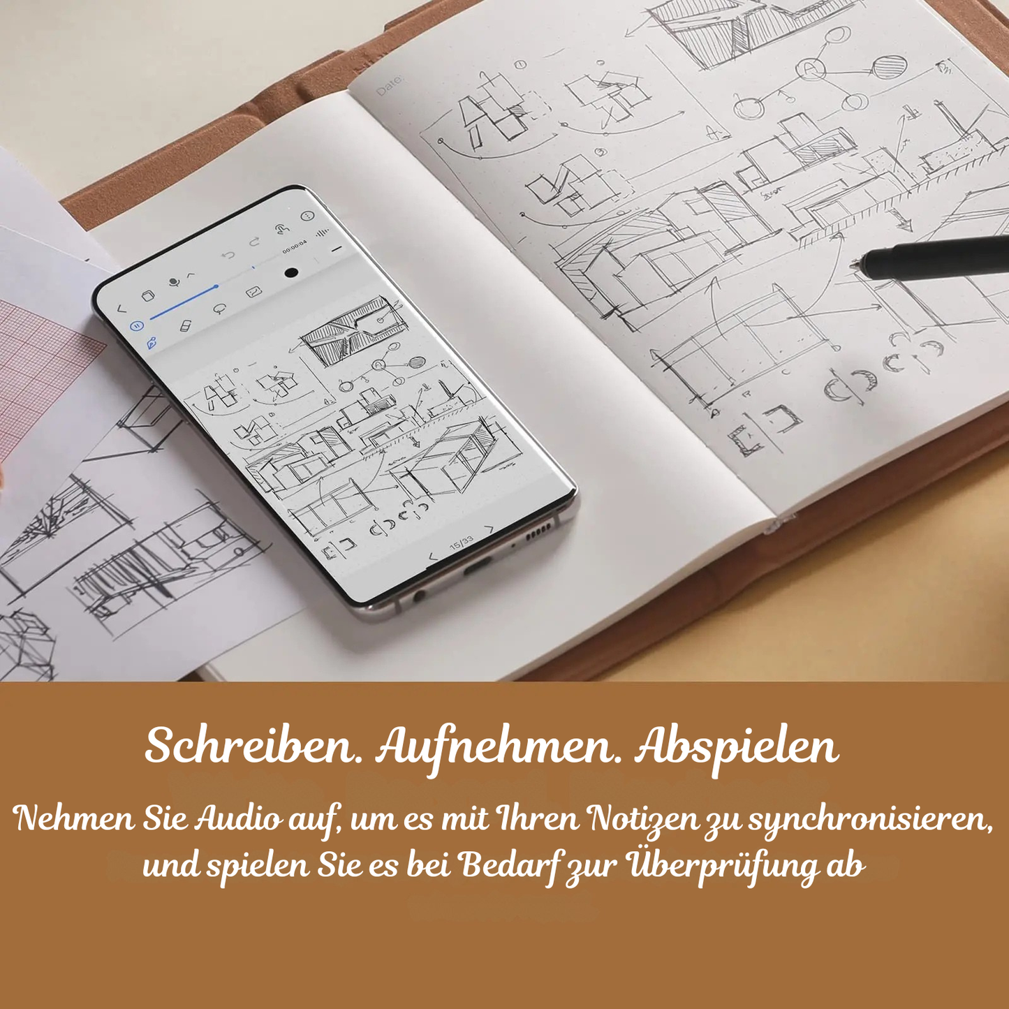 HUION Note – Intelligentes digitales Notizbuch &amp; Zeichentablett mit Bluetooth