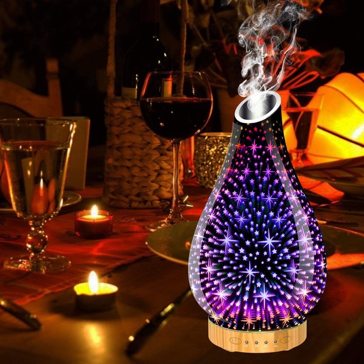 Ultraschall Luftbefeuchter Aroma Diffuser Diffusor Humidifier LED Licht 7 Farben - TechTrendPro