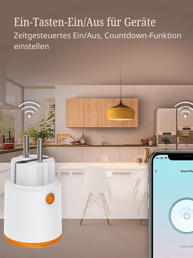 Tuya Zigbee 3.0 Smart Plug EU – Energieüberwachung, App - Steuerung, Alexa/Google kompatibel - TechTrendPro
